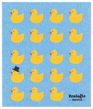 Charger l'image dans la galerie, Canards en caoutchouc en tissu éponge suédois