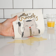 Load image into Gallery viewer, Cats Swedish Dishcloths Set of 3