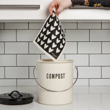 Load image into Gallery viewer, Hearts Swedish Dishcloth