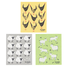 Load image into Gallery viewer, Country Living Swedish Dishcloths Set of 3