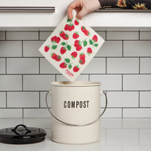 Load image into Gallery viewer, Raspberries Swedish Sponge Cloth