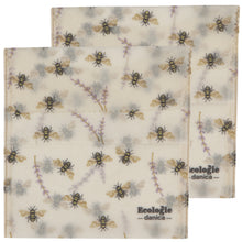 Load image into Gallery viewer, Bees Beeswax Sandwich Bag Set of 2