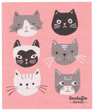 Load image into Gallery viewer, Cats Meow Swedish Sponge Cloth