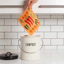 Load image into Gallery viewer, Chili Peppers Swedish Dishcloth