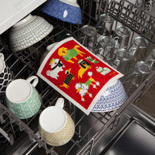 Load image into Gallery viewer, Yule Dogs Swedish Sponge Cloth