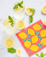 Load image into Gallery viewer, Lemon Swedish Sponge Cloth