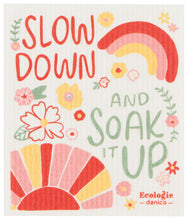 Load image into Gallery viewer, Slow Down Swedish Sponge Cloth