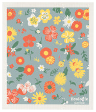 Load image into Gallery viewer, Flowers Of The Month Swedish Sponge Cloth