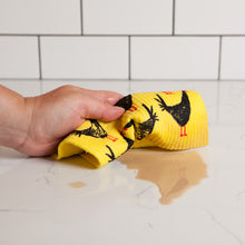 Load image into Gallery viewer, Chicken Scratch Swedish Sponge Cloth