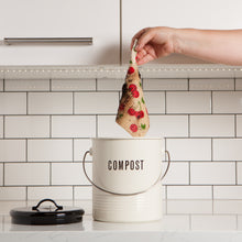 Load image into Gallery viewer, Cherries Swedish Sponge Cloth