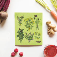 Charger l'image dans la galerie, Fresh Herbs Swedish Dishcloth
