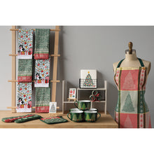 Load image into Gallery viewer, Festive Fir Swedish Dishcloth
