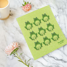 Load image into Gallery viewer, Ribbit Swedish Dishcloth
