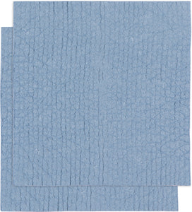 Slate Blue Swedish Sponge Cloths Set of 2