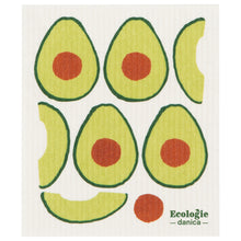 Load image into Gallery viewer, Avocados Swedish Dishcloth
