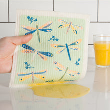 Load image into Gallery viewer, Dragonfly Swedish Dishcloth
