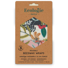 Load image into Gallery viewer, Floral Beeswax Wrap Set of 3
