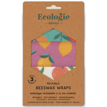 Charger l'image dans la galerie, Lot de 3 emballages en cire d'abeille aux agrumes
