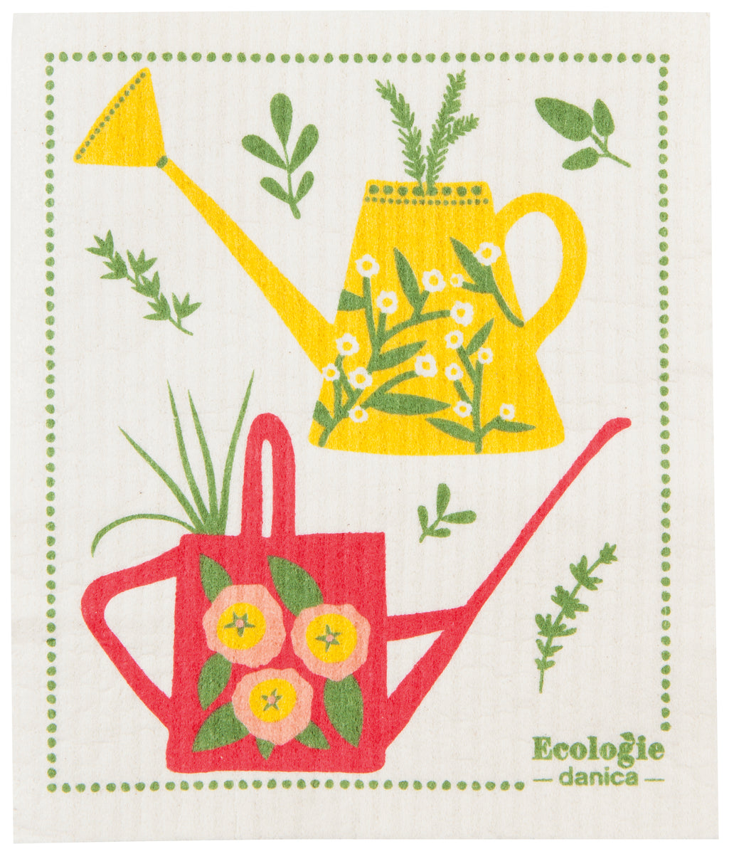 Watering Cans Swedish Sponge Cloth | Ecologie by Danica