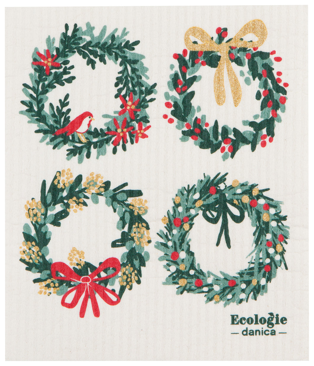 Wreaths Swedish Sponge Cloth