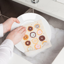 Load image into Gallery viewer, Donuts Swedish Sponge Cloth
