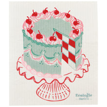 Load image into Gallery viewer, Take The Cake Swedish Dishcloth
