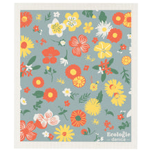 Load image into Gallery viewer, Flowers Of The Month Swedish Dishcloth
