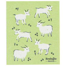 Load image into Gallery viewer, Goats Swedish Dishcloth
