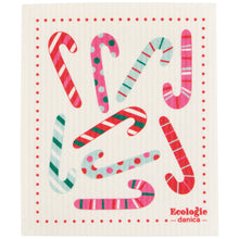Load image into Gallery viewer, Merry Mints Christmas Swedish Dishcloth
