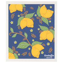 Load image into Gallery viewer, Provencal Lemons Swedish Dishcloth
