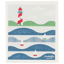 Load image into Gallery viewer, Lighthouse Swedish Dishcloth

