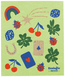 Feeling Lucky Swedish Sponge Cloth