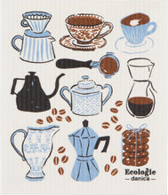 Load image into Gallery viewer, Coffee Break Swedish Dishcloth
