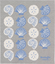 Load image into Gallery viewer, Seaside Shells Swedish Dishcloth
