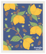 Load image into Gallery viewer, Provencal Lemons Swedish Sponge Cloth
