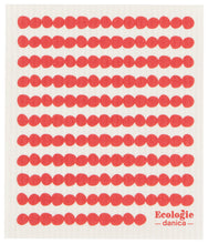 Load image into Gallery viewer, Red Swedish Sponge Cloth
