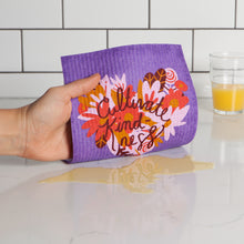 Load image into Gallery viewer, Cultivate Kindness Swedish Sponge Cloth
