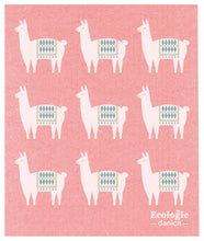 Load image into Gallery viewer, Lupe Llama Swedish Sponge Cloth
