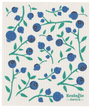 Load image into Gallery viewer, Blueberries Swedish Sponge Cloth

