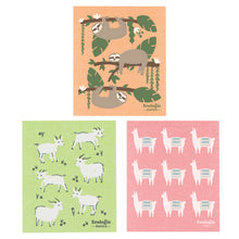 Load image into Gallery viewer, Animal Jam Swedish Dishcloths Set of 3

