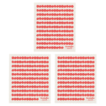 Load image into Gallery viewer, Red Swedish Dishcloths Set of 3
