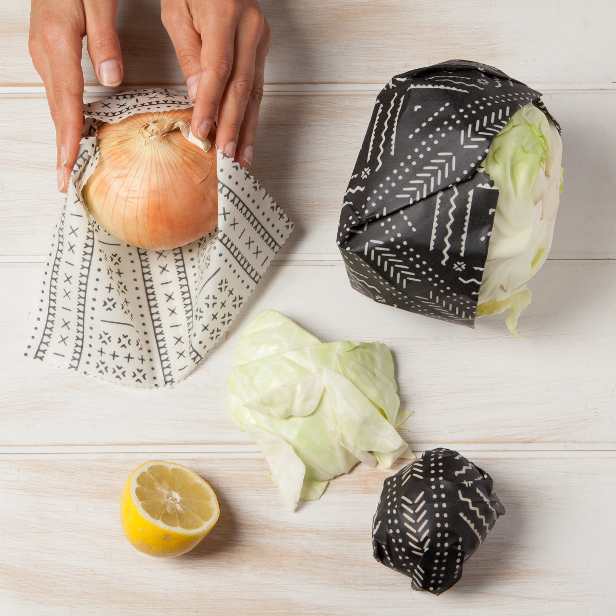 Onyx Beeswax Wrap Set of 3 Ecologie by Danica