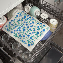 Load image into Gallery viewer, Blueberries Swedish Sponge Towel
