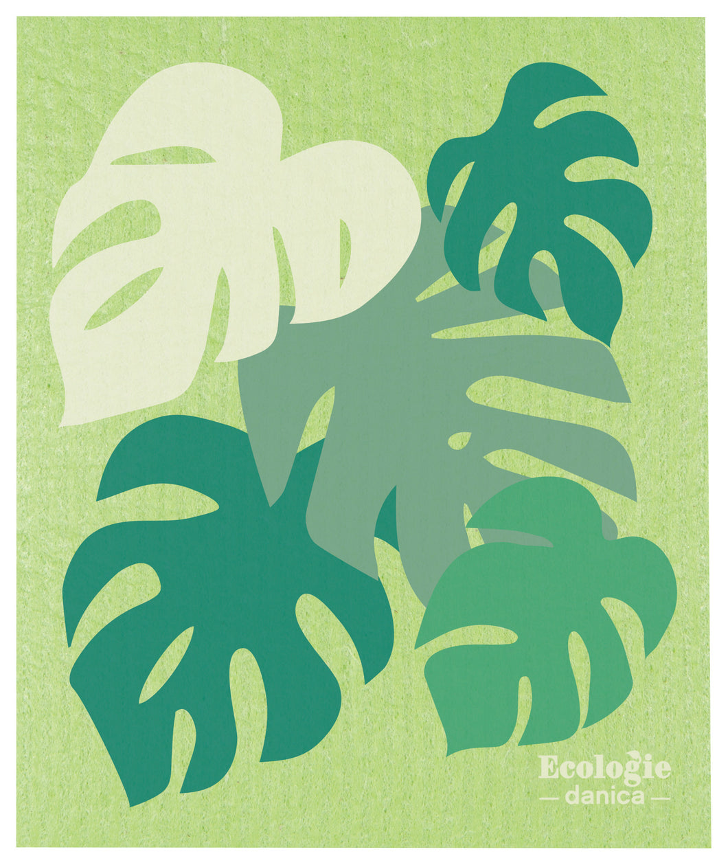 Monstera Swedish Sponge Cloth