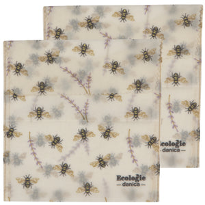 Bees Washable Paper(less) Towels Pre-Rolled, Set of 20