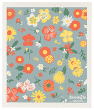 Load image into Gallery viewer, Flowers Of The Month Swedish Sponge Cloth
